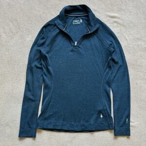 Smartwool Merino Wool 250 Quarter Zip Base Layer Sweater Small